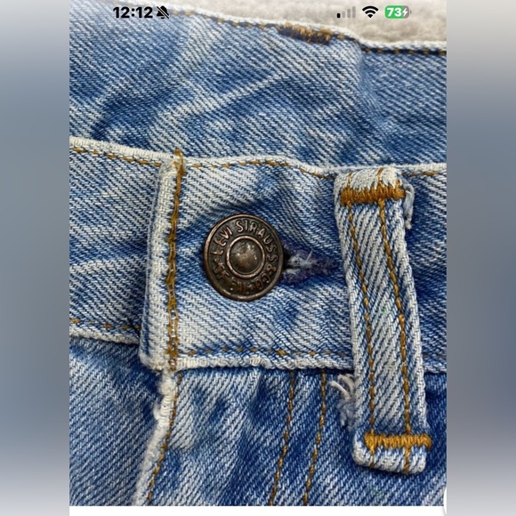 Vintage Levi’s White Label Jeans 24x32 70s Talon Zip Two Horse Patch USA Denim - Picture 7 of 11